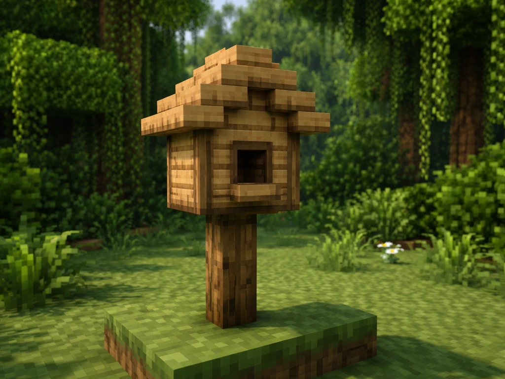 How to Make a Bird House in Minecraft: Step-by-Step