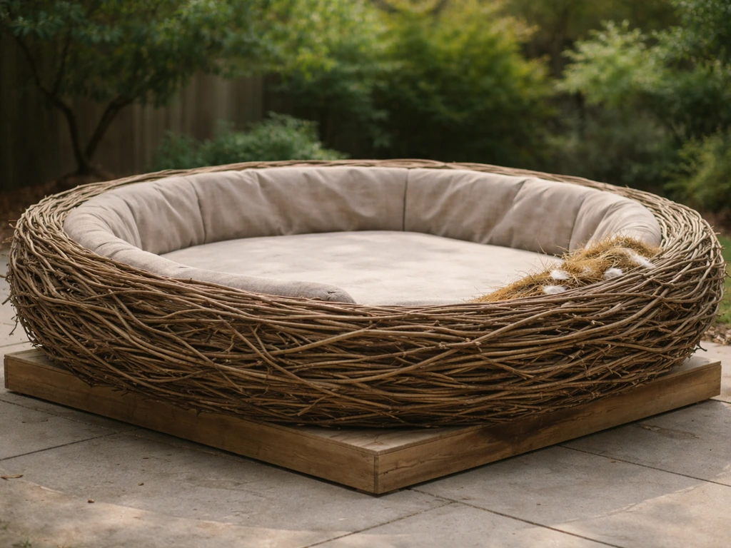 how to make a human-sized bird nest