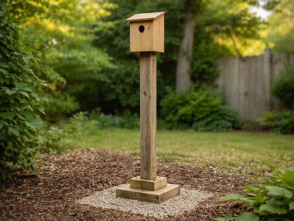 How to Make a Bird Base: DIY Stand for Birdhouses