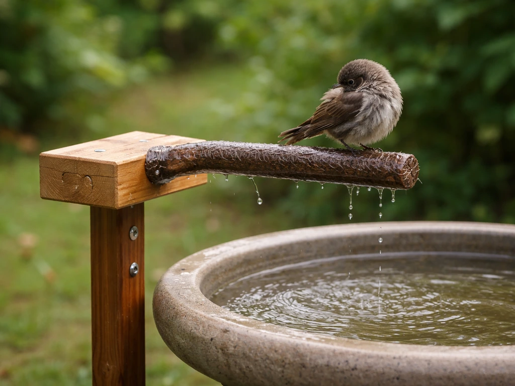 How to Make a Bird Shower Perch: DIY Step-by-Step