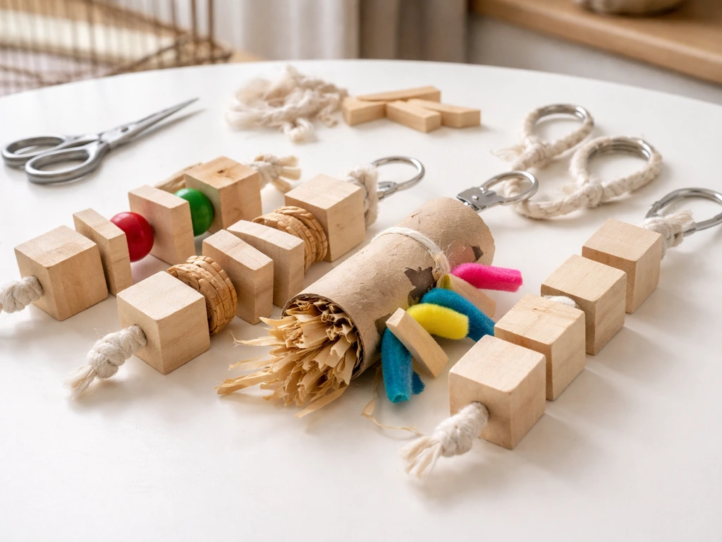 How to Make Bird Toys for Parrots and Parakeets