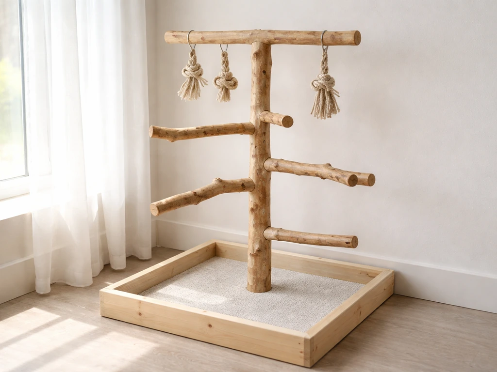 How to Make a Bird Gym: DIY Enrichment Play Stand