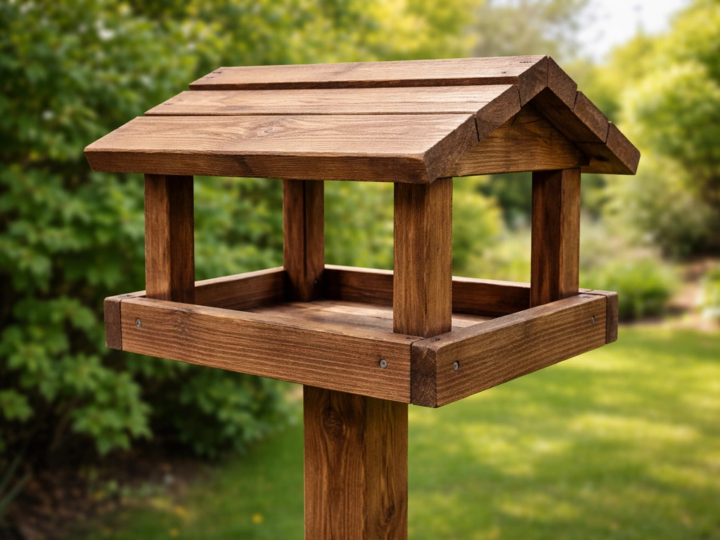 How to Make a Bird Table Out of Scrap Wood